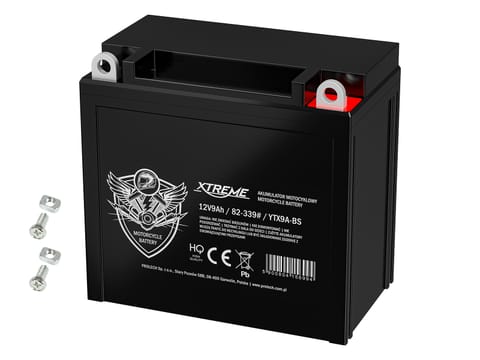 ⁨Akumulator motocyklowy 12V 9Ah XTREME prawy +⁩ w sklepie Wasserman.eu