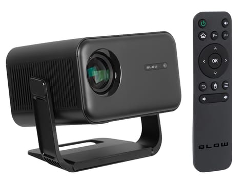 ⁨Projektor przenośny BLOW AndroidTV FullHD MaxView czarny⁩ w sklepie Wasserman.eu