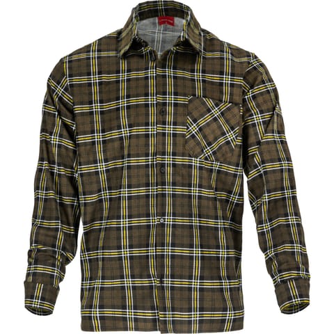 FLANNEL SHIRT, GREEN PLAID, 170G/M2, "3XL", CE, LAHTI at Wasserman.eu