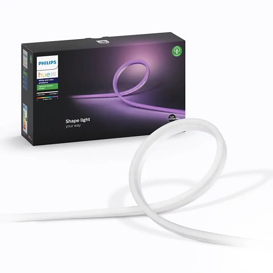 ⁨Philips Lightstrip Hue White and Colour Ambiance White and colored light, Weatherproof⁩ at Wasserman.eu