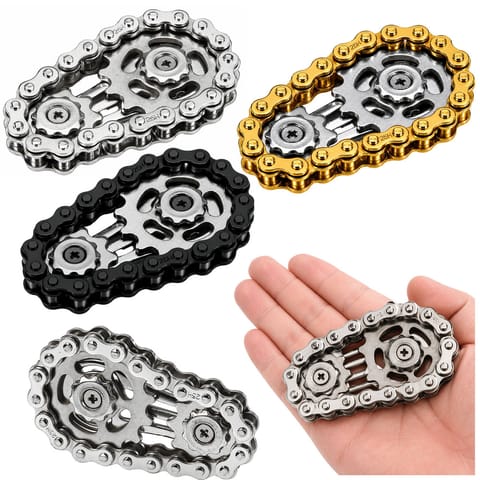 ⁨Fidget Spinner Łańcuch Zębatki Antystresowy Stal Nierdzewna⁩ w sklepie Wasserman.eu