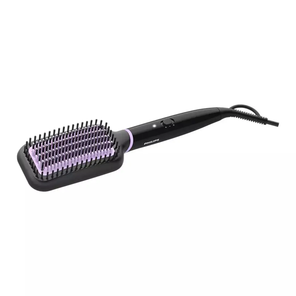 ⁨Philips StyleCare Essential Heated straightening brush BHH880/00 Ceramic heating system, Temperature (max) 200 °C, Number of hea⁩ at Wasserman.eu