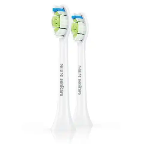 ⁨Philips Sonicare W Optimal White HX6062/10 2-pack interchangeable sonic toothbrush heads⁩ at Wasserman.eu