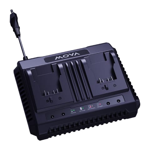 ⁨Dwuportowa ładowarka do akumulatorów MOVA GCH206D 20V 157W 6A⁩ w sklepie Wasserman.eu