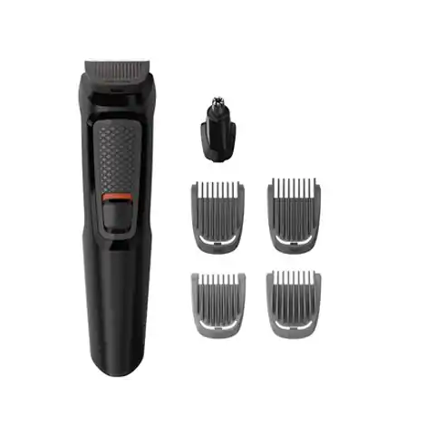 ⁨Philips MULTIGROOM Series 3000 MG3710/15 hair trimmers/clipper Black⁩ at Wasserman.eu