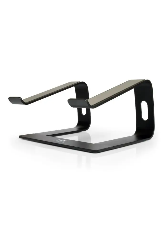 ⁨Port Designs 901103 notebook stand 39.6 cm (15.6") Aluminium, Black⁩ at Wasserman.eu