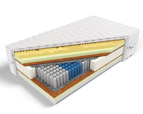 ⁨Frankhauer Materac multipocket memory z lateksem i kokosem Jazon (pokrowiec Medicott/Tencel, rozmiar 90 x 200)⁩ w sklepie Wasserman.eu