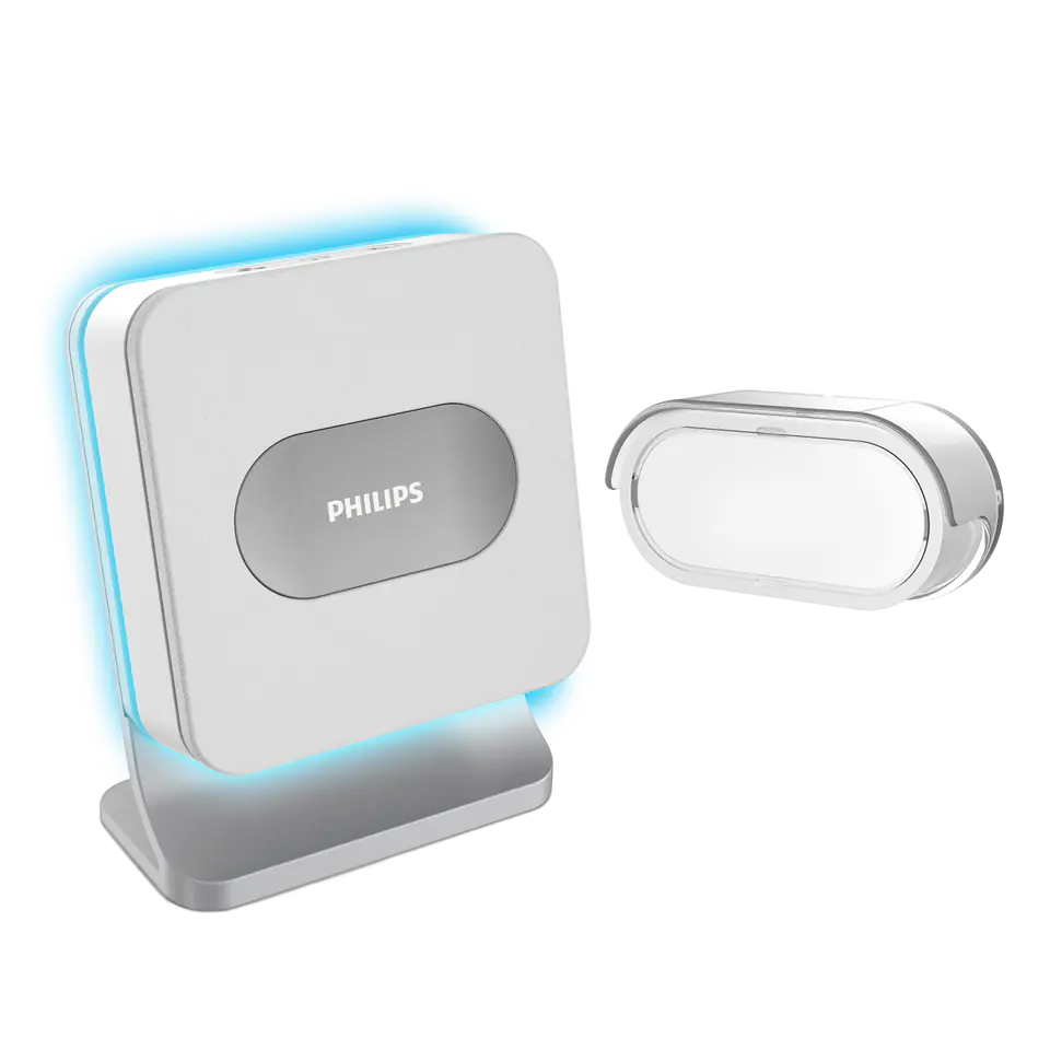 Philips WelcomeBell Color, Dzwonek bezprzewodowy, bateryjny, 8 dźwięków, 300m w sklepie Wasserman.eu