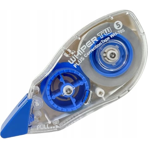 ⁨Korektor w taśmie TW WH-705 niebieski 5mm x 12m 42741 PLUS⁩ w sklepie Wasserman.eu