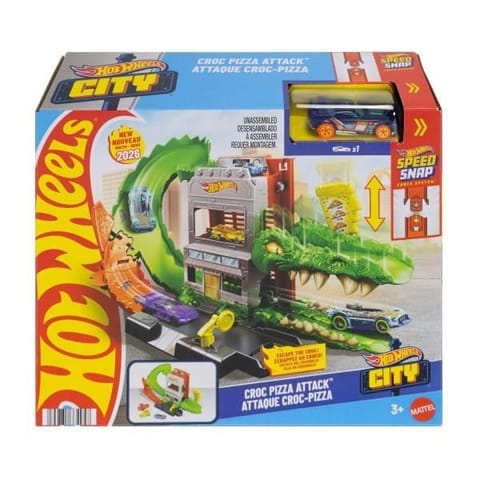⁨Hot Wheels City Krokodyl Atak na pizzerię⁩ w sklepie Wasserman.eu