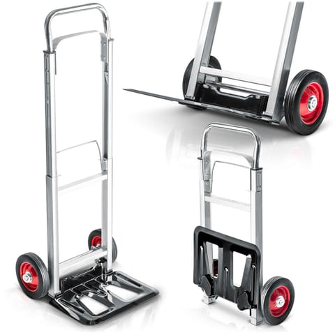 ⁨Wózek transportowy składany taczkowy młynarka magazynowy 90kg Humberg HM-518⁩ w sklepie Wasserman.eu