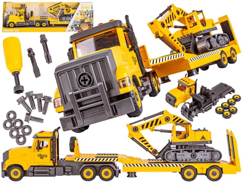 ⁨Ciężarówka do rozkręcania i skręcania Laweta Transporter + Koparka⁩ w sklepie Wasserman.eu