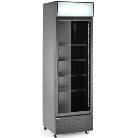⁨Lodówka chłodziarka barowa 1-drzwiowa z podświetlanym panelem 254 l 250 W⁩ w sklepie Wasserman.eu
