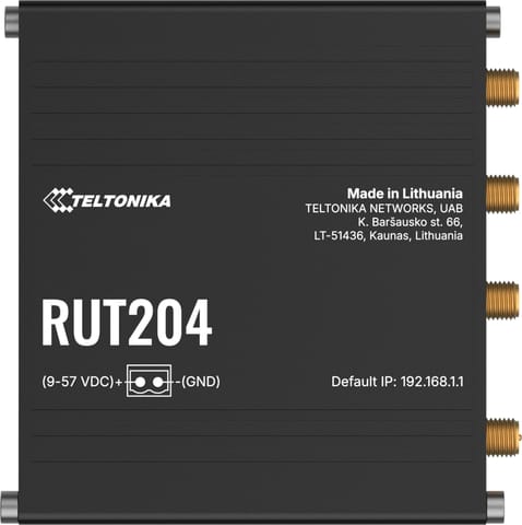⁨Teltonika RUT204 router przemysłowy 4G / LTE (RUT2040AAAA0) RS232/CAN⁩ w sklepie Wasserman.eu