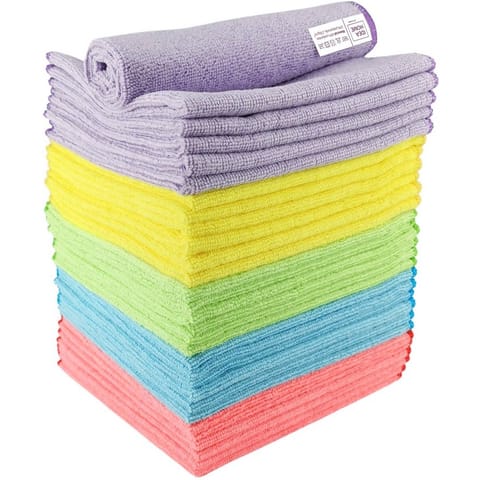 ⁨Ściereczki z mikrofibry IH 40x40cm 30szt. mix kolorów 112072 IDEA HOME⁩ w sklepie Wasserman.eu