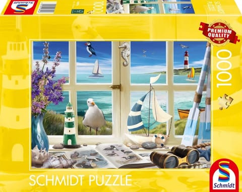 ⁨Puzzle 1000 Okno na morze⁩ w sklepie Wasserman.eu