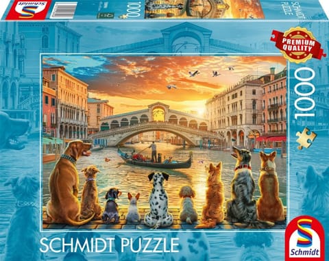 ⁨Puzzle 1000 Psy w Wenecji / Włochy⁩ w sklepie Wasserman.eu