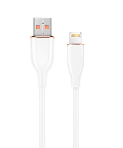 ⁨8-pin cable charging and data cable, 1.5 m, white⁩ at Wasserman.eu