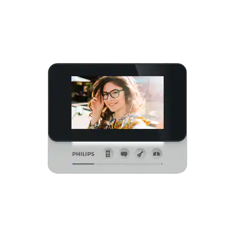 ⁨Philips WelcomeEye AddCompact Monitor für WelcomeEye Compact Expansion Kits, 4,3" Bildschirm, Gate Control, Gegensprechanlage⁩ im Wasserman.eu
