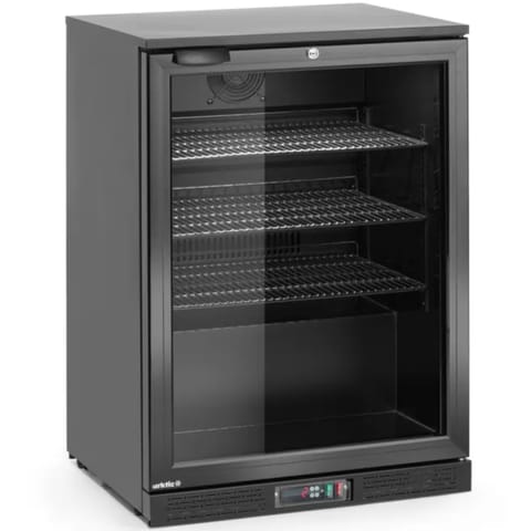 Lodówka chłodziarka barowa na napoje 1-drzwiowa LED 105 l 120 W 60x53x87 cm w sklepie Wasserman.eu
