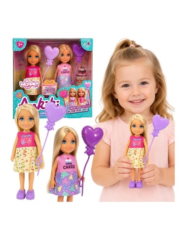 ⁨Woopie ROYAL Zestaw Urodzinowy Dwóch Laleczek - Candy i Cakes⁩ w sklepie Wasserman.eu