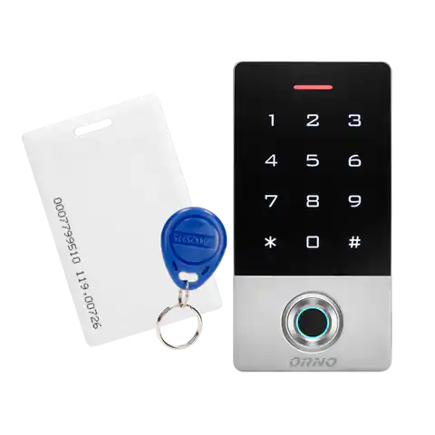 ⁨Touch-Code-Sperre, mit Proximity-Karte und Schlüsselringleser und Fingerabdruckleser, IP68, 1 3A-Relais⁩ im Wasserman.eu