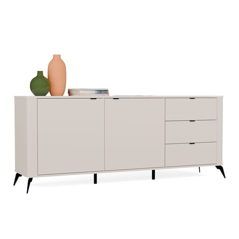 ⁨Komoda CORDOBA 2D3S KASZMIR BEŻ Szafka 3 Szuflady Cichy Domyk⁩ w sklepie Wasserman.eu