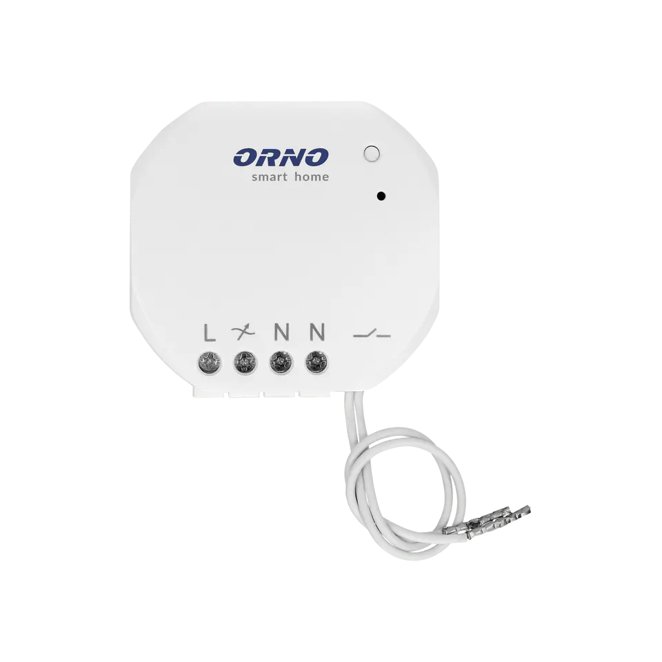 ⁨Flush-mounted relay MINI (inlet) ON/OFF controlled wirelessly, with radio receiver, ORNO Smart Home⁩ at Wasserman.eu