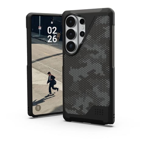 ⁨UAG Metropolis LT Magnet - etui z wbudowanym modułem magnetycznym do Samsung Galaxy S26 Ultra (micro hex camo graphite)⁩ w sklepie Wasserman.eu
