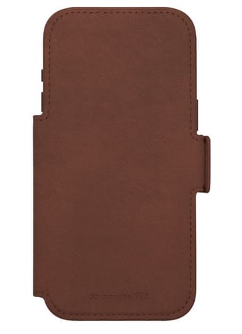 ⁨dbramante 1928 Lynge MS - skórzane etui do iPhone 17 Pro Max kompatybilne z MagSafe (dark tan)⁩ w sklepie Wasserman.eu