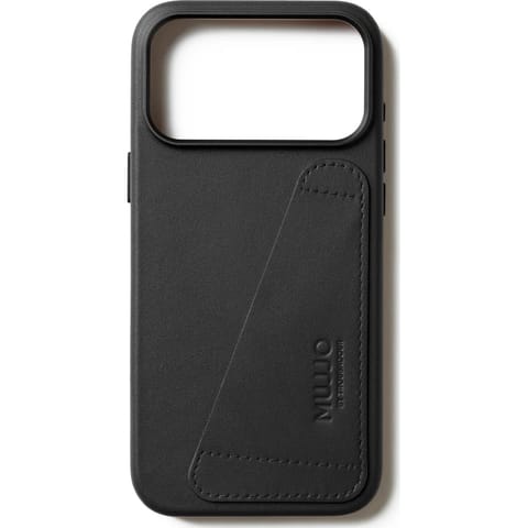 ⁨Mujjo Wallet Leather Case - etui skórzane do iPhone 17 Pro Max kompatybilne z MagSafe (black)⁩ w sklepie Wasserman.eu