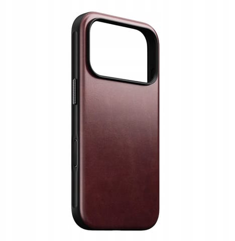 ⁨NOMAD Modern Leather Case - skórzane etui do iPhone 17 Pro kompatybilne z MagSafe, skóra Horween (burgundy) [go]⁩ w sklepie Wasserman.eu