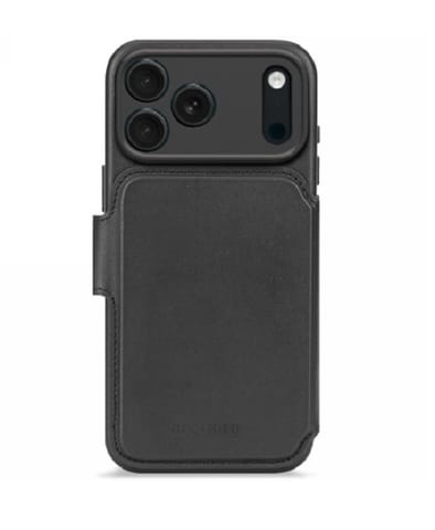 ⁨Decoded Leather Detachable Wallet - skórzana obudowa ochronna do iPhone 17 Pro Max kompatybilna z MagSafe (black)⁩ w sklepie Wasserman.eu