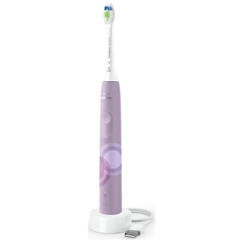 ⁨Szczoteczka soniczna PHILIPS Sonicare 4100 HX3689/44 Fioletowy Fioletowo-biały (HX3689/44)⁩ w sklepie Wasserman.eu