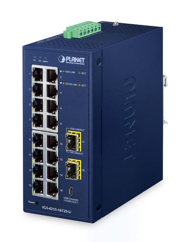 Planet IP30 Industrial L2/L4 16-Port w sklepie Wasserman.eu