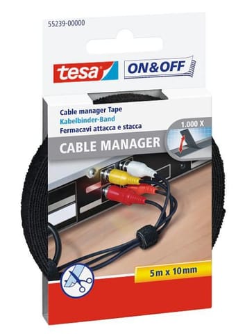 ⁨Tesa 55239 Cable Tie Black 1 Pc(S)⁩ w sklepie Wasserman.eu