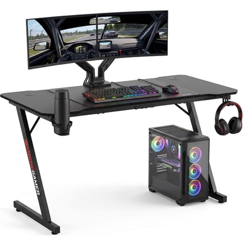 Biurko gamingowe SHADOW GAMER 1.1 160 cm podkładka w sklepie Wasserman.eu