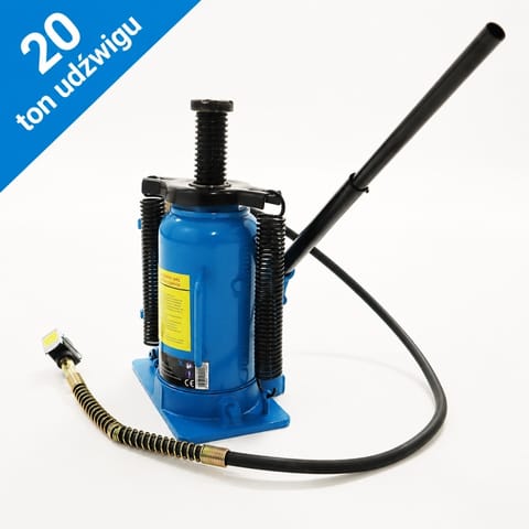 ⁨Podnośnik Słupkowy do 20T Hydrauliczno-Pneumatyczny Bituxx 17-51cm Mocny⁩ w sklepie Wasserman.eu