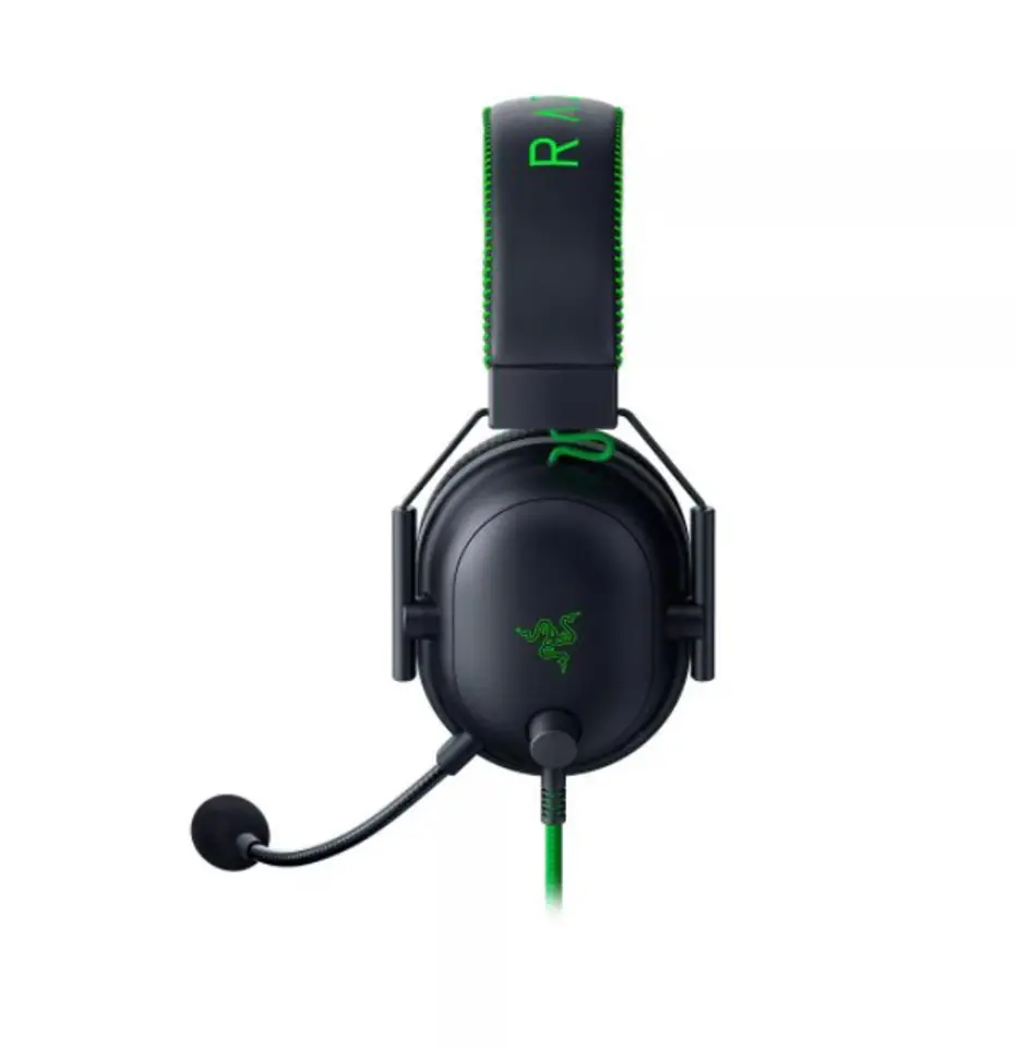 ⁨Razer Multi-platform  BlackShark V2 Special Edition Headset, On-ear, Microphone, Black/Green, Wired, Yes⁩ at Wasserman.eu