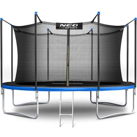 ⁨Trampolina ogrodowa 14ft/435cm z siatką wewnętrzną i drabinką Neo-Sport⁩ w sklepie Wasserman.eu