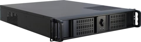 ⁨Inter-Tech Ipc 2U-2098-Sl Rack Black⁩ w sklepie Wasserman.eu