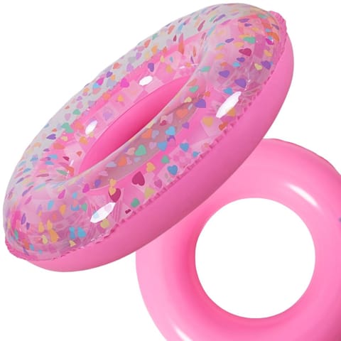⁨KÓŁKO DO PŁYWANIA 90CM SERDUSZKA RÓŻOWE 35663⁩ w sklepie Wasserman.eu