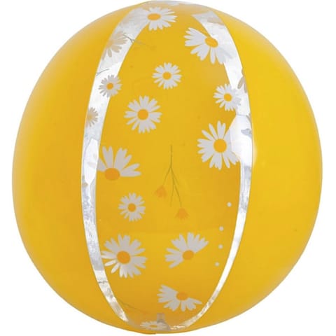 ⁨PIŁKA PLAŻOWA DMUCHANA 50CM DAISY ŻÓŁTA 53174⁩ w sklepie Wasserman.eu