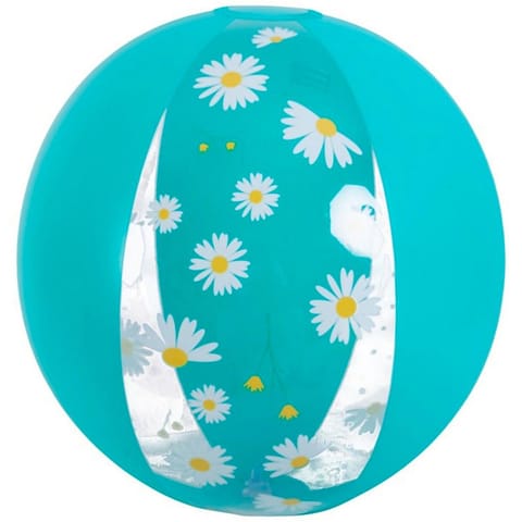 ⁨PIŁKA PLAŻOWA DMUCHANA 50CM DAISY TURKUSOWY 53174⁩ w sklepie Wasserman.eu