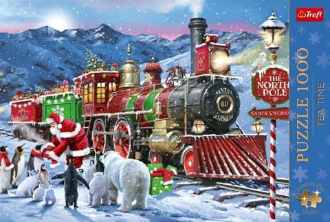 ⁨Puzzle 1000 XMAS Tea Time TREFL⁩ w sklepie Wasserman.eu