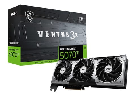 ⁨Graphics card GeForce RTX 5070 Ti 16G VENTUS 3X OC GDDR7 256bit HDMI/3DP⁩ at Wasserman.eu