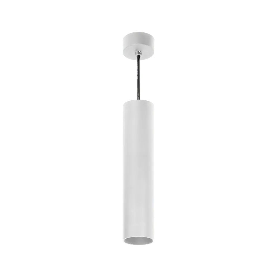 BARBRA PLR GU10 hanging luminaire max 35W, IP20, round, white, aluminium at Wasserman.eu