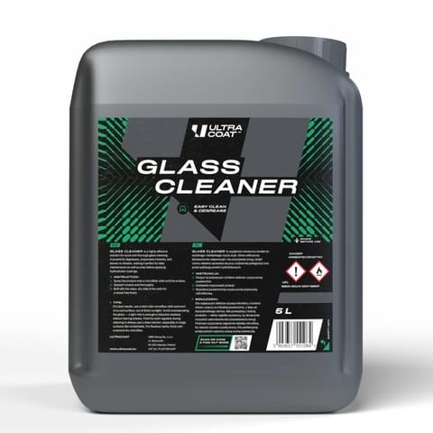 ⁨Ultracoat Glass Cleaner 5L  - profesjonalny płyn do mycia szyb bez smug⁩ w sklepie Wasserman.eu