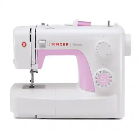 ⁨Sewing machine Singer SIMPLE 3223 White/Pink, Number of stitches 23, Number of buttonholes 1,⁩ w sklepie Wasserman.eu