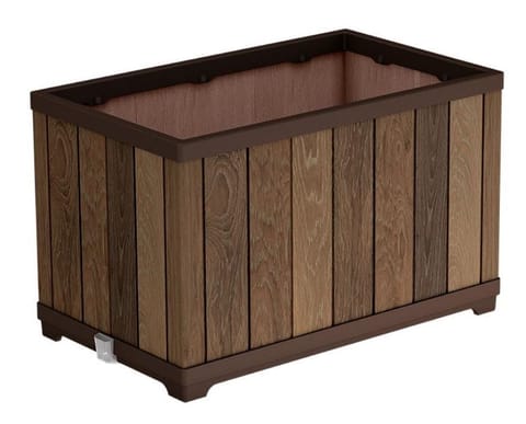 ⁨DONICA PROSTOKĄTNA KETER PLANTER DECOCOAT WALNUT⁩ w sklepie Wasserman.eu